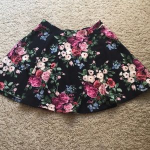 Floral Skater skirt